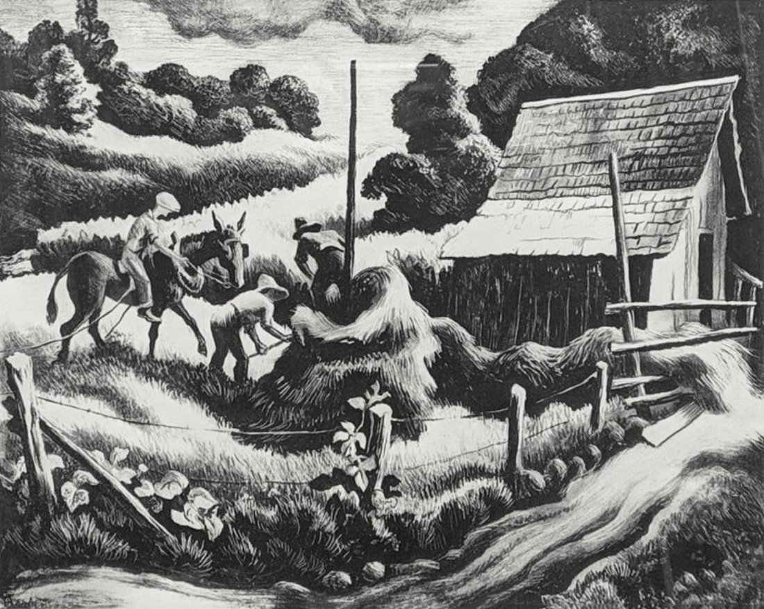 Thomas Hart Benton, Haystack, 1938 (1 of 1)