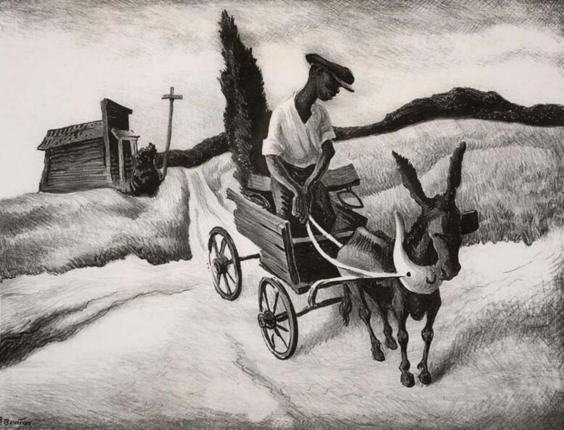 Thomas Hart Benton, Lonesome Road, 1938 (1 of 1)