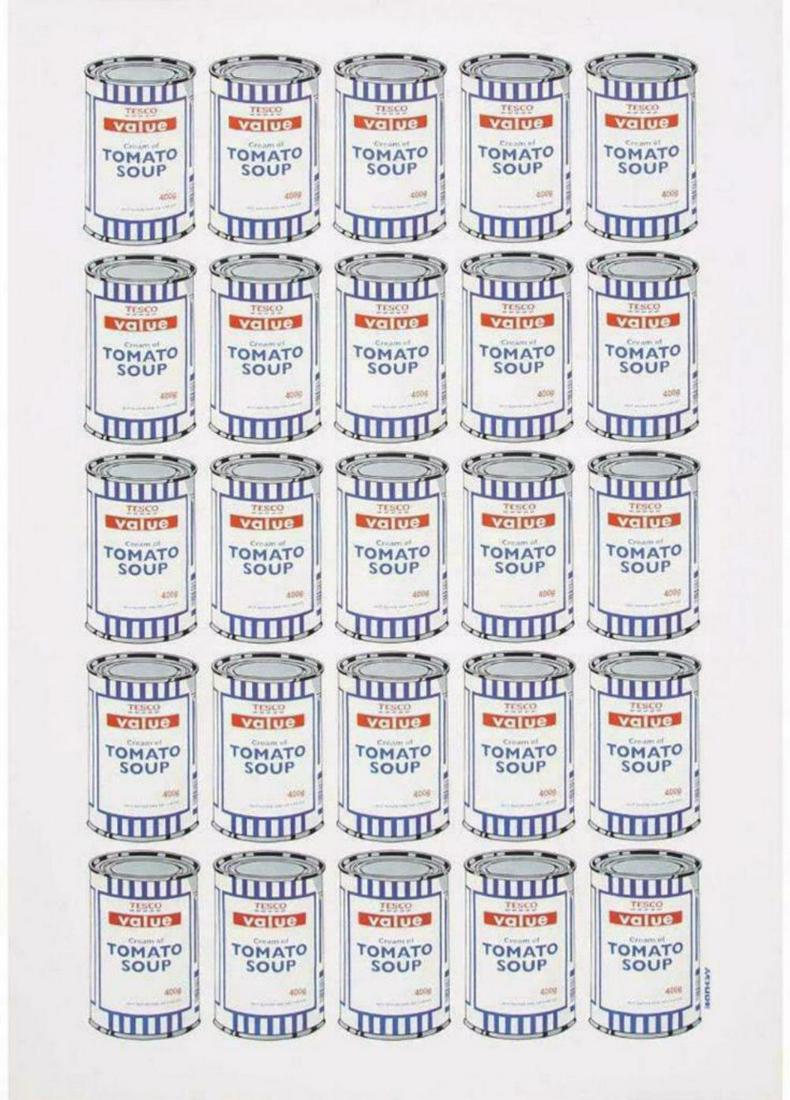 BANKSY "TESCO SOUP CANS" LITHOGRAPH, 2006 (1 of 1)