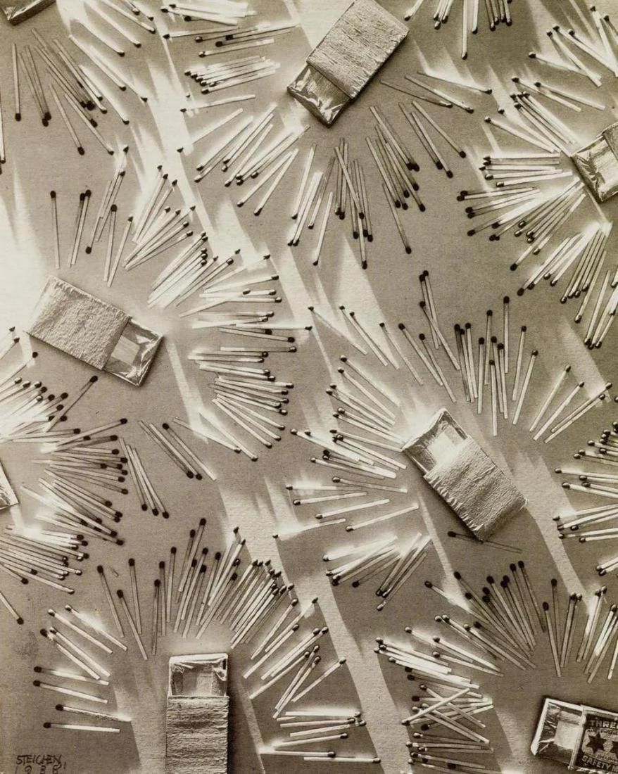 EDWARD STEICHEN - Matches and Matchboxes, 1926: Photographer: Edward Steichen (American, 1879 - 1973) - Internationally renowned and historically significant photographer.. Title: Matches and Matchboxes Date Of Negative: 1926 Type Of Print: Authent