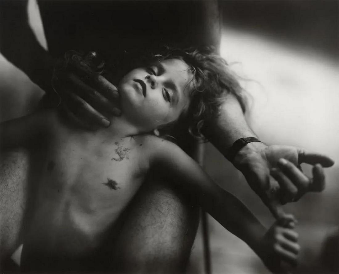Sally Mann, Last Light , 1990: Photographer: Sally Mann is an American photographer, widely known for her large-format, black-and-white photographs at first of her young children, then later of landscapes suggesting decay and death