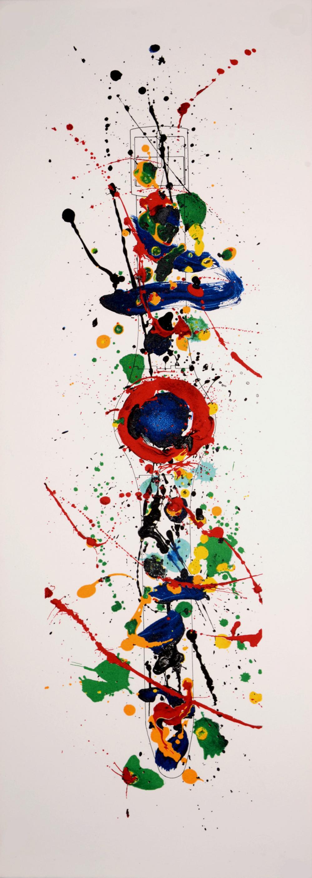 Sam Francis, Swatch Lithograph, 1992 (1 of 3)
