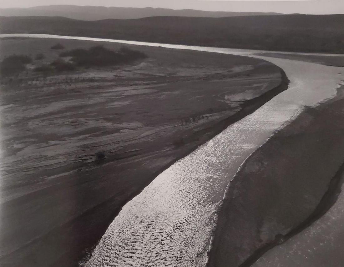 Ansel Adams, Sand Bar, Rio Grande, Big Bend N.P, 1947 (1 of 1)