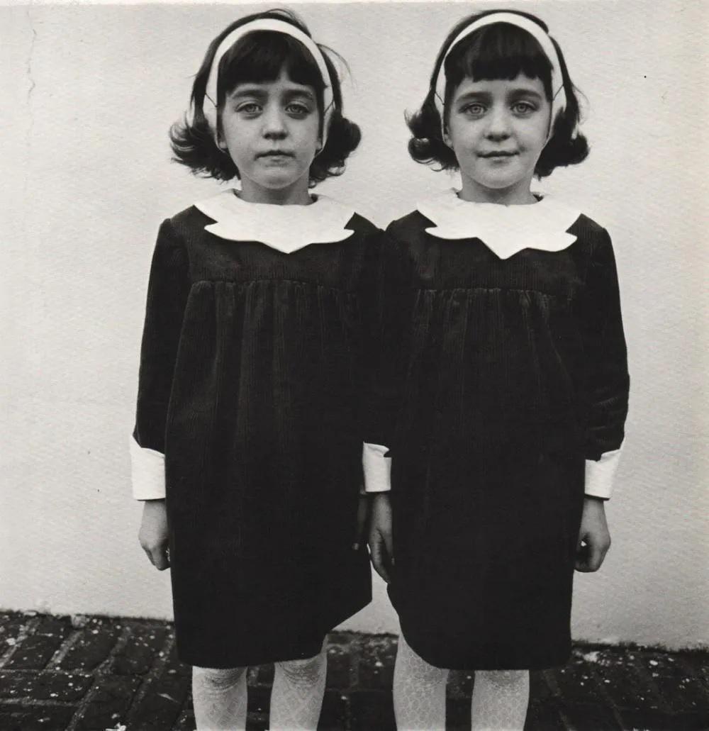 DIANE ARBUS - Identical Twins, Roselle NJ, 1967: Photographer: Diane Arbus Born: March 14, 1923, New York, New York, United States. Died: July 26, 1971, Westbeth Artists Housing, New York, United States. Diane Arbus was an American photographer. Arb