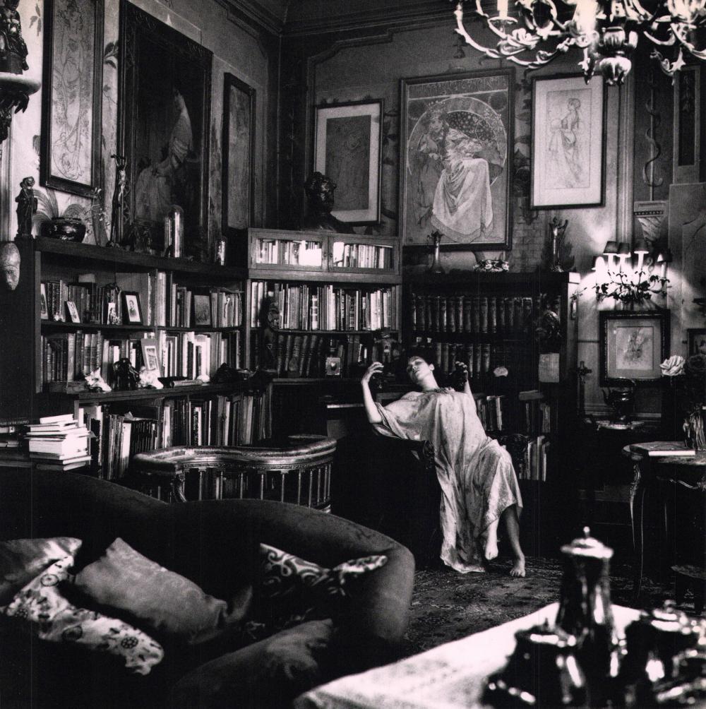 Helmut Newton, In the House of Mucha, Prague 1988: Photographer: Helmut Newton (Germany, 1920 - 2004) - best known for his erotically charged highly stylized images, Helmut Newton was one of the most influential fashion photographers of all time. Titl