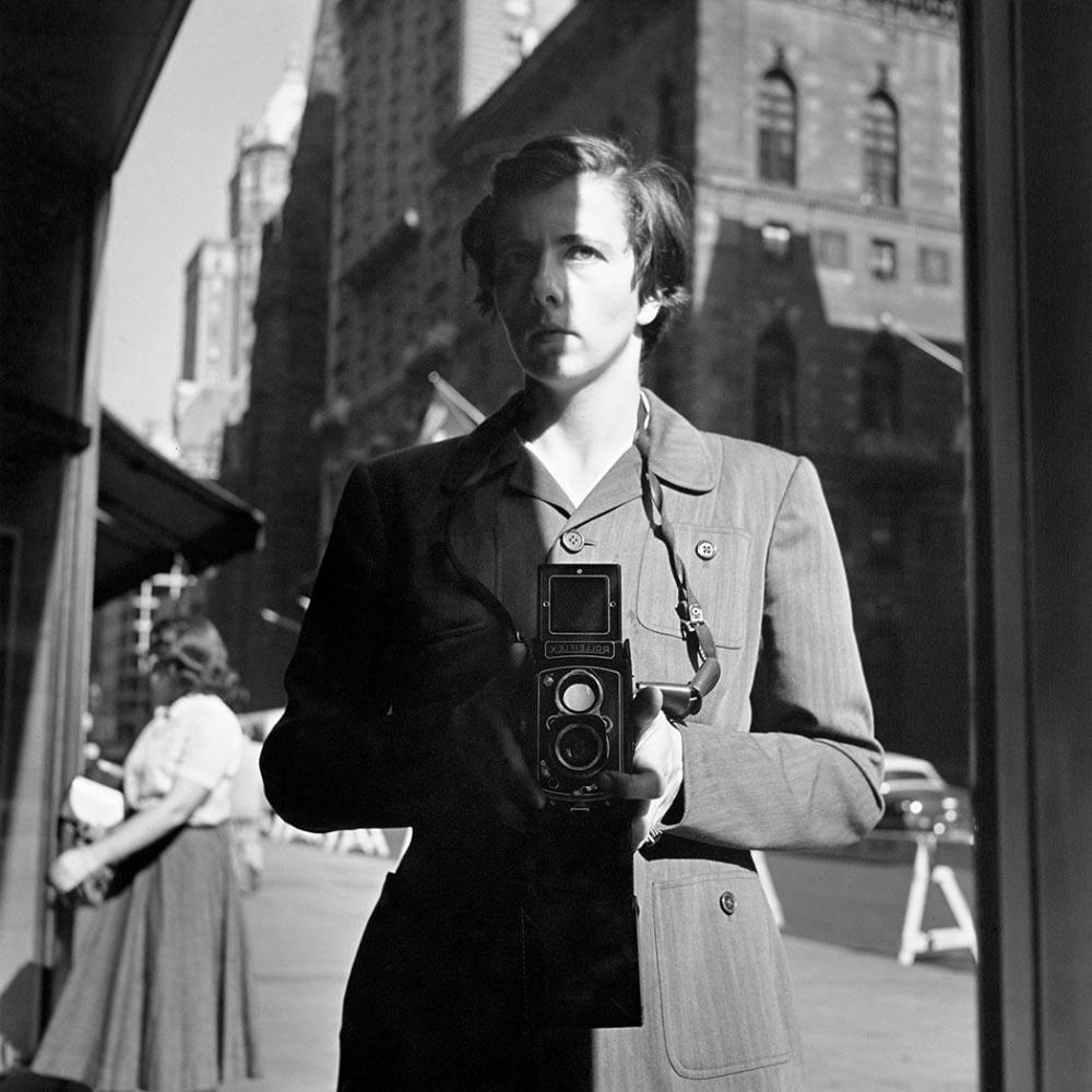 Vivian Maier, Self-Portrait; October 18, 1953, New: Photographer: Vivian Dorothy Maier, (1926-2009) was an American street photographer whose work was discovered and recognized after her death. She worked for about 40 years as a nanny, mostly in Chicag