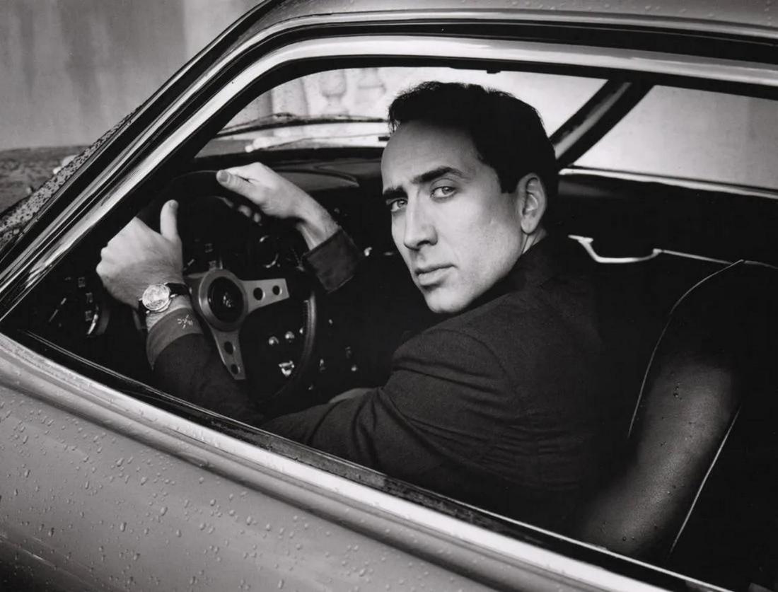 HELMUT NEWTON - Nicolas Cage, Hollywood, 1998: Photographer: Helmut Newton (Germany, 1920 - 2004) - best known for his erotically charged highly stylized images, Helmut Newton was one of the most influential fashion photographers of all time. Titl