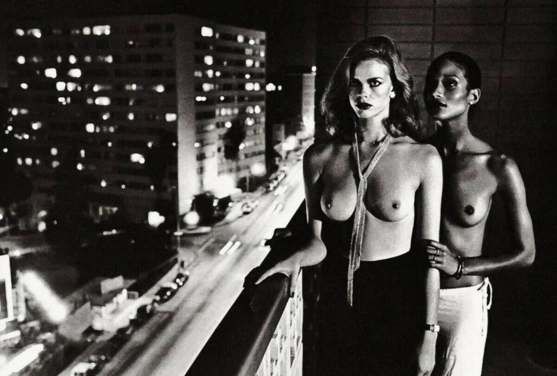 HELMUT NEWTON, 1970's Female Models Sunset Strip (1 of 1)