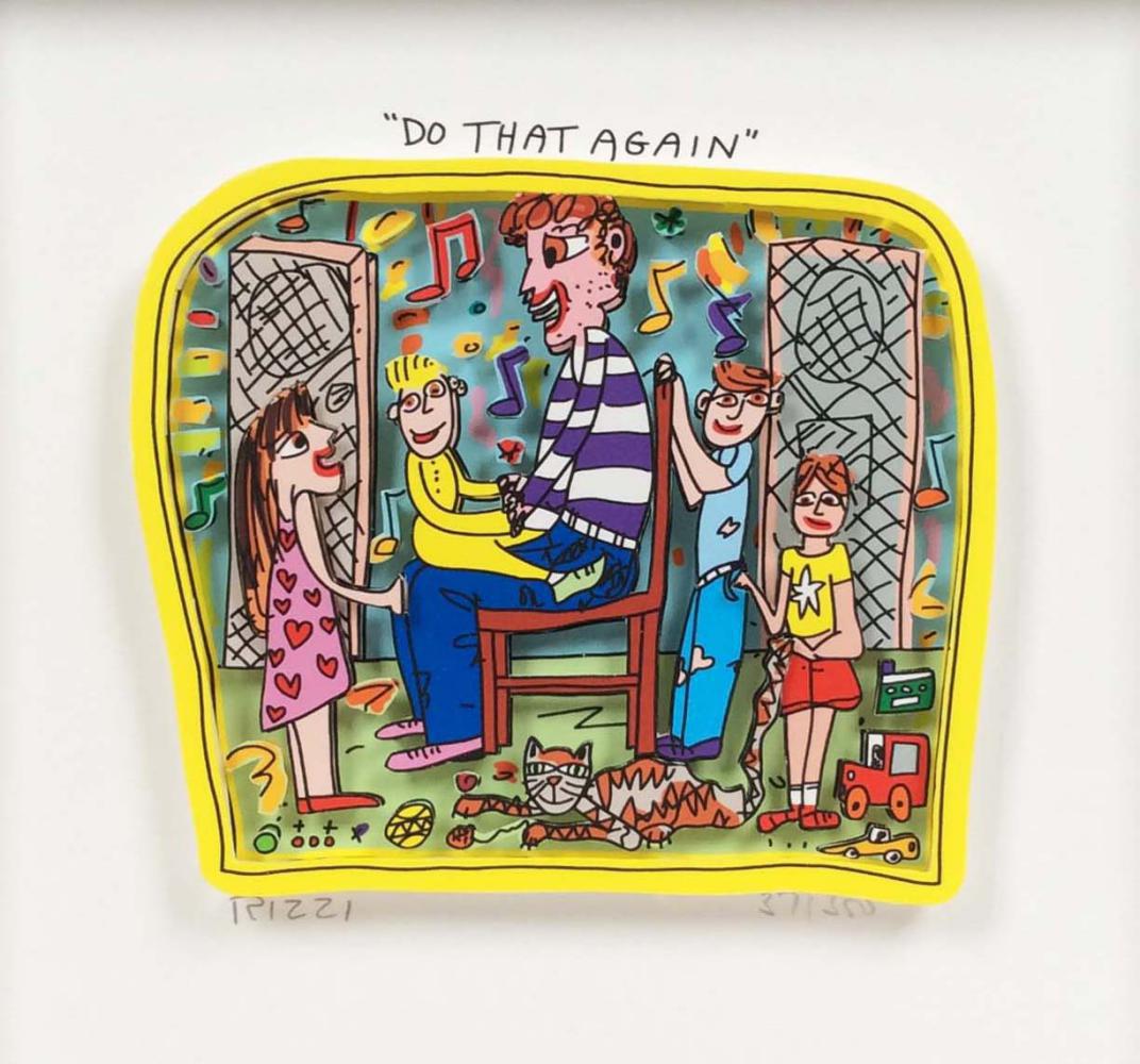James Rizzi, Do That Again, Mixed Media 3D, Signed/N (1 of 1)