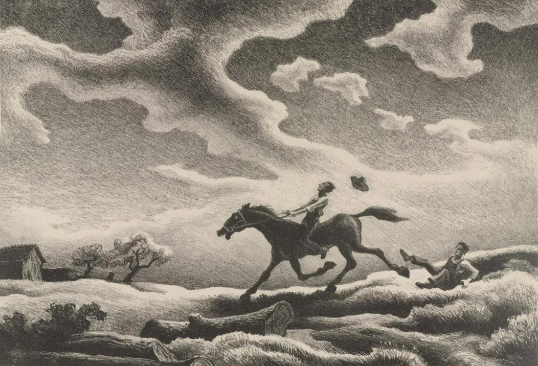 Thomas Hart Benton, Spring Tryout, 1943 (1 of 1)