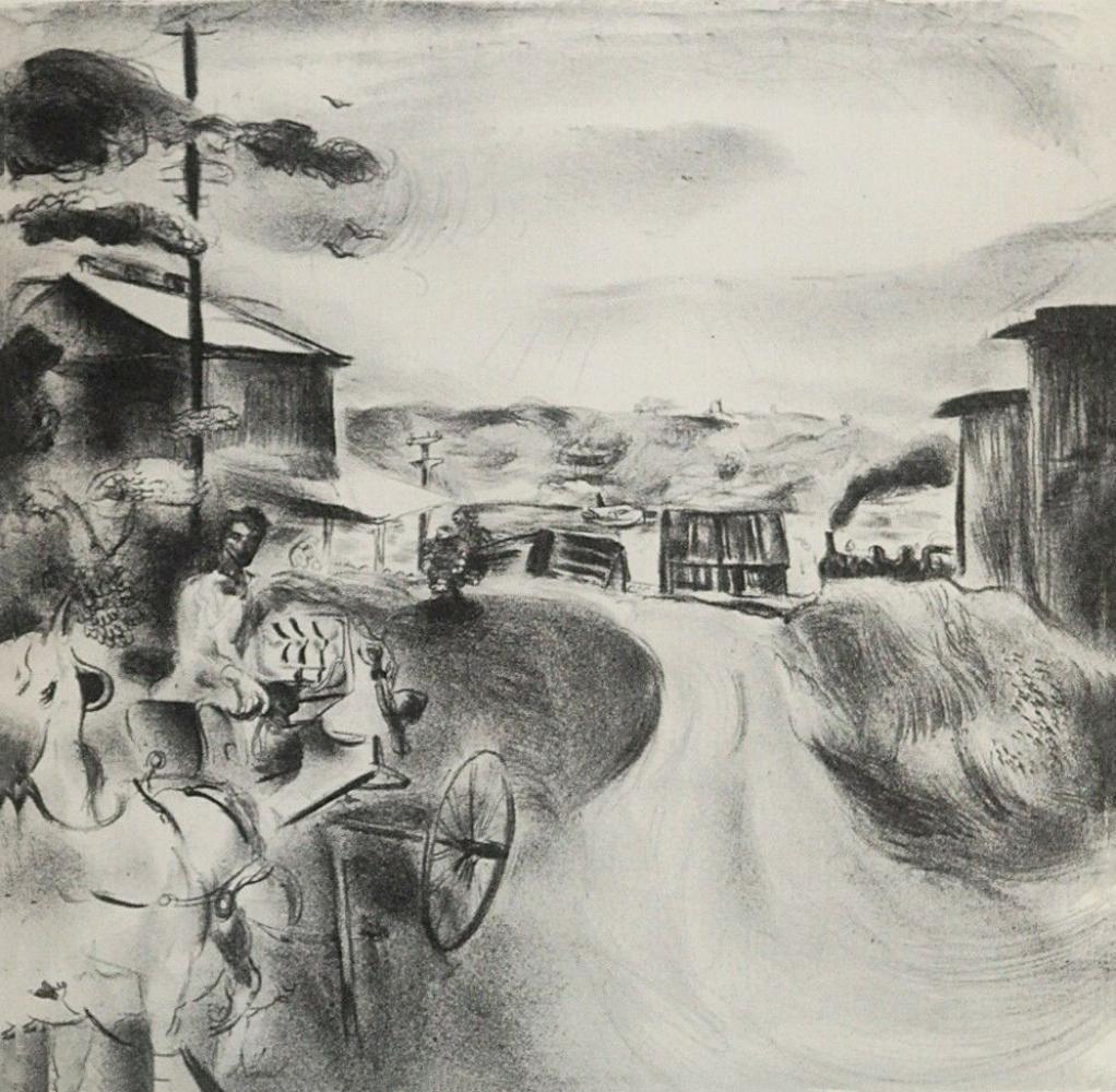 Francis Chapin, Morning Train, Lithograph, 1930s (1 of 1)
