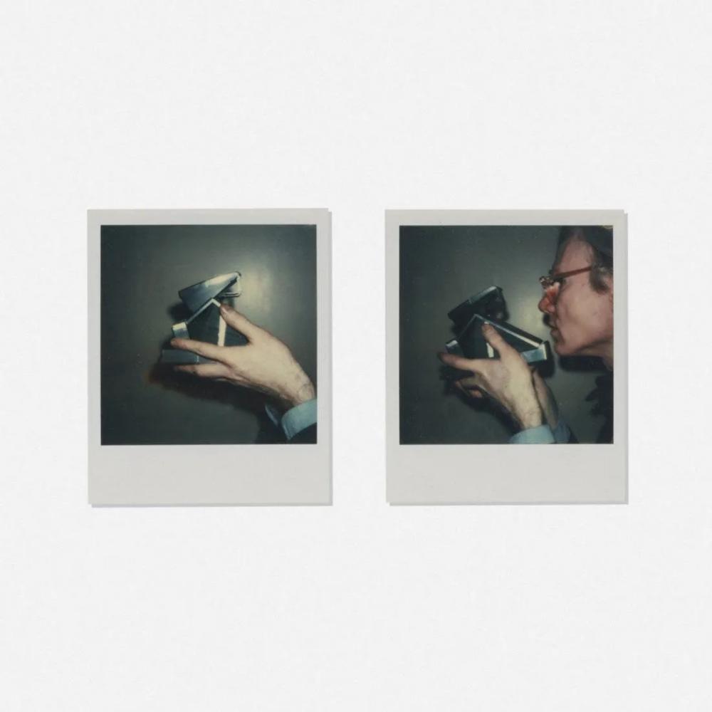 Attributed to Andy Warhol, Polaroid, Self-portrait (1 of 2)