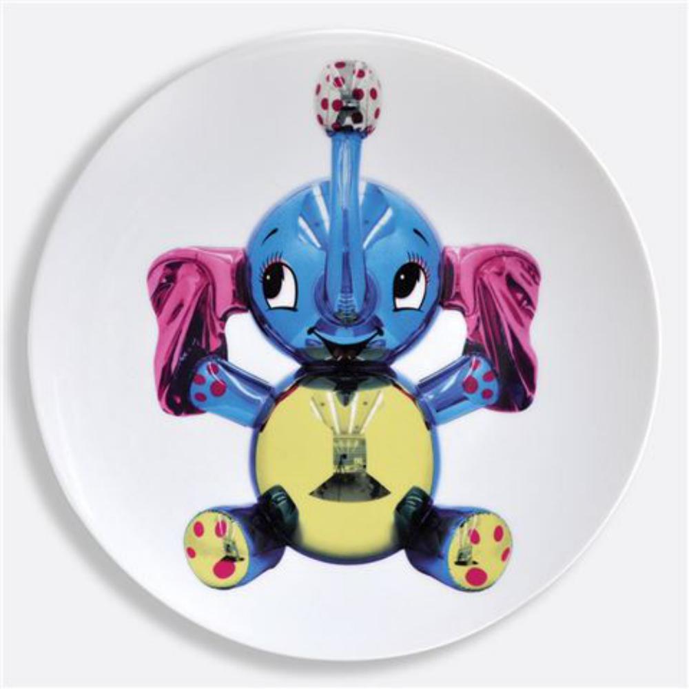 Jeff Koons "Elephant 2003" Limited edition Bernardaud porcelain: Bernardaud masters the art of French porcelain since 1863 in Limoges, combining craftsmanship and innovation, creativity and heritage. Working in a field that is perpetually evolving, Bernardaud remai
