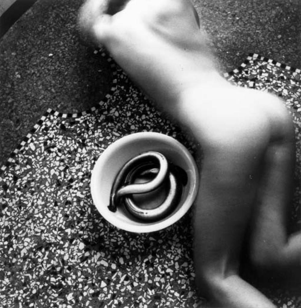 Francesca Woodman, From Eel Series, Venice, Italy, 1978: Photographer: Francesca Stern Woodman (1958-1981) was an American photographer best known for her black and white pictures featuring either herself or female models. Many of her photographs show women
