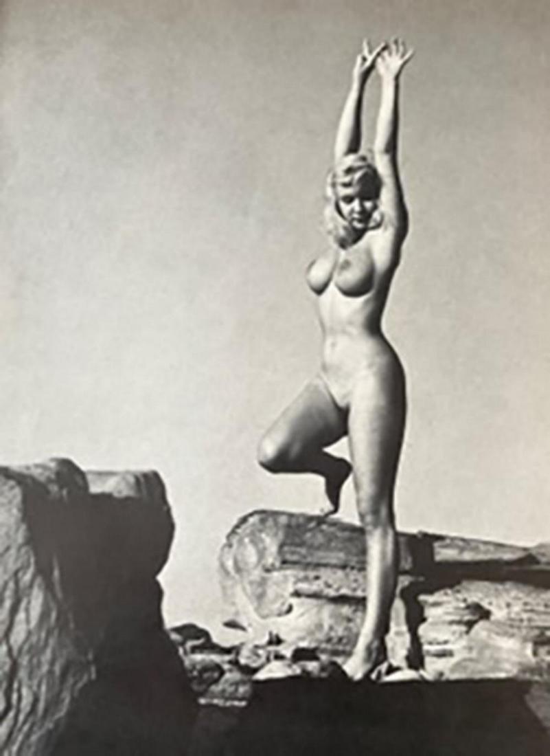 ANDRE DE DIENES, Number 27, 1960's Photogravure: Photographer: Andre de Dienes was a Hungarian photographer, noted for his work with Marilyn Monroe and his nude photography. Title: Number 27 Date Of Negative: 1960s Type Of Print: Vintage Photogravur