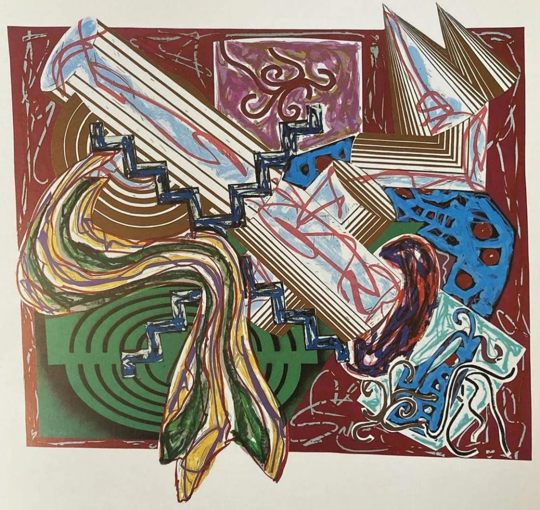 Frank Stella - A Hungry Cat Ate Up the Goat (1 of 1)