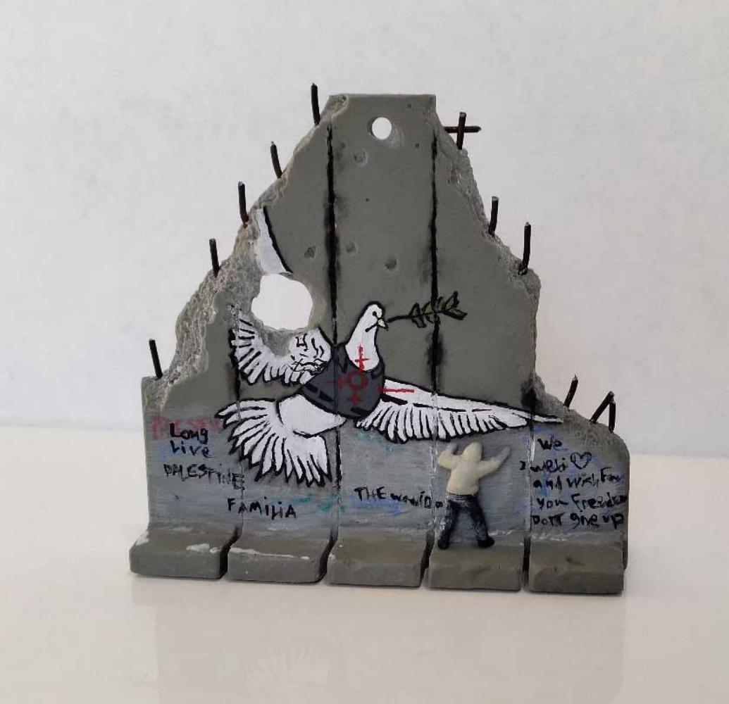 Banksy "Dove of peace - 2019" Walled Off Hotel Sculpture (1 of 4)
