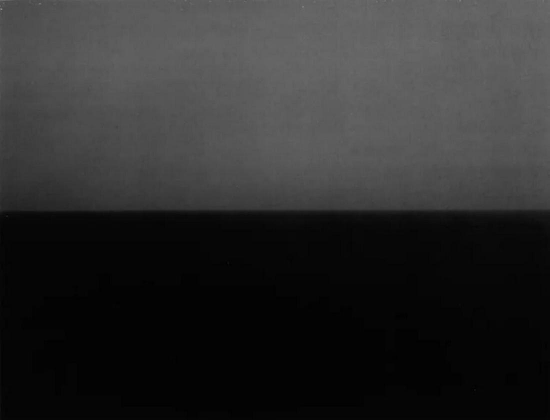 Hiroshi Sugimoto, Ionian Sea, Santa Cesarea, 1990, Limited edition lithograph: Photographer: Hiroshi Sugimoto is a contemporary Japanese photographer whose esoteric practice explores memory and time. Using the intrinsic quality of long exposure photography, the artist provides i