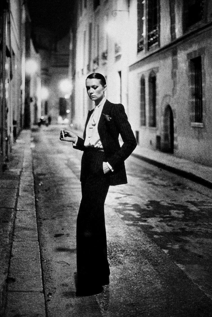 Helmut Newton, Rue Aubriot, Paris 1975: Photographer: Helmut Newton (Germany, 1920 - 2004) - best known for his erotically charged highly stylized images, Helmut Newton was one of the most influential fashion photographers of all time. Titl