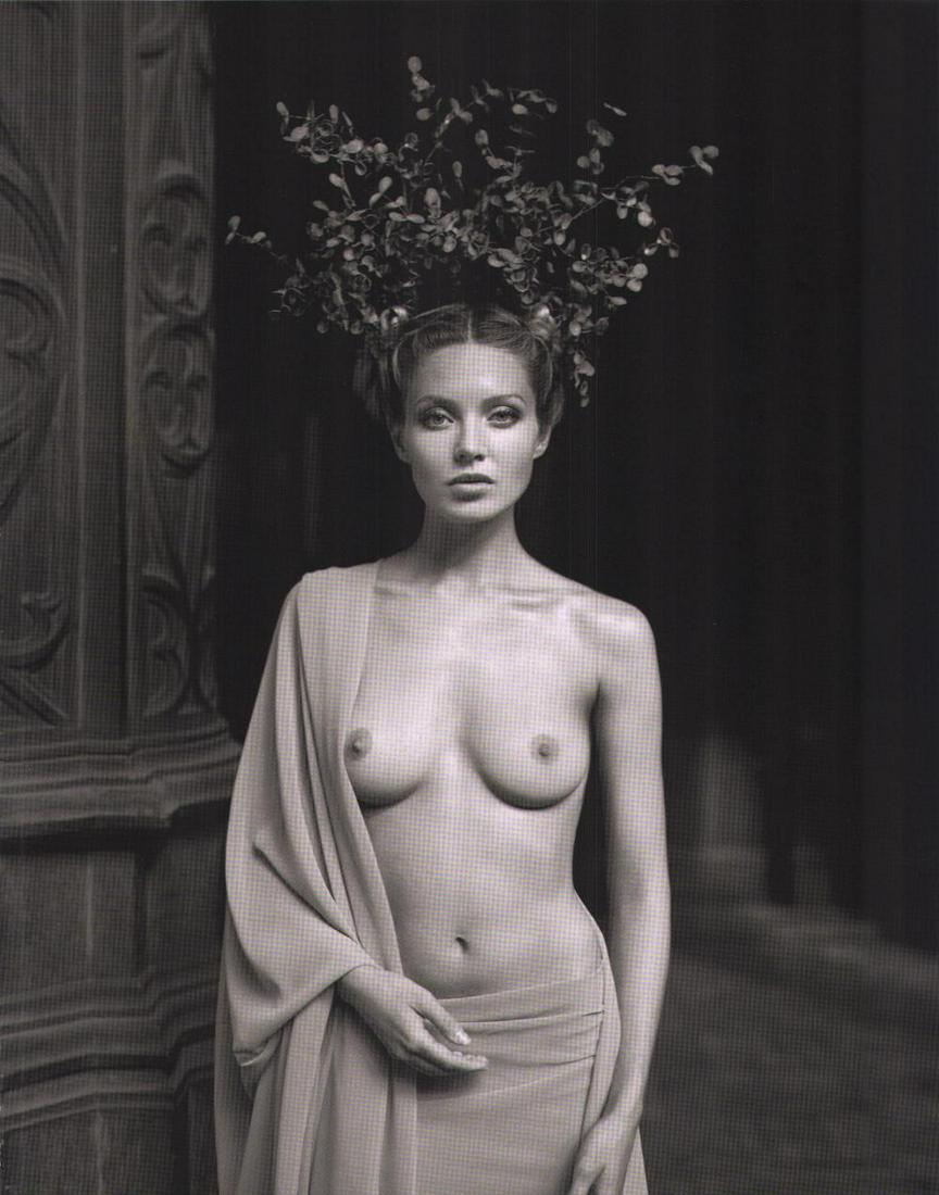 Marc Lagrange, Flidais - Large format, 2000's: Photographer: Marc Lagrange was a Belgian photographer known for his nude portraits of the female figure. Lagrange created dream-like and fantastical narrative pictures populated by beautiful nudes th