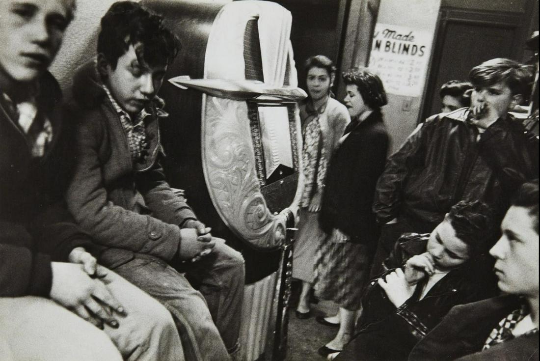 Robert Frank, New York City Candy Store, 86th Street, 1955: Photographer: Robert Frank (1924-2019) was a Swiss photographer and documentary filmmaker, who became an American binational. His most notable work, the 1958 book titled The Americans, earned Frank co