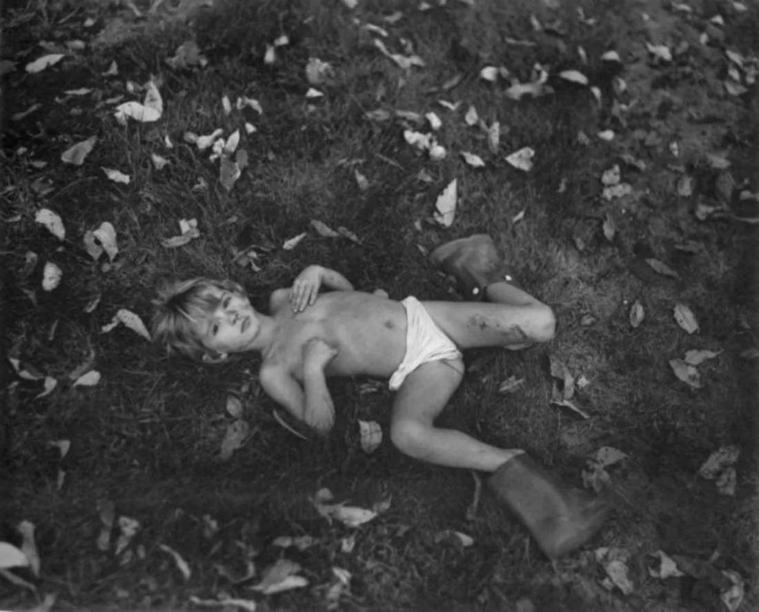 SALLY MANN - Dirty Jessie, 1985: Photographer: Sally Mann is an American photographer, widely known for her large-format, black-and-white photographs at first of her young children, then later of landscapes suggesting decay and death