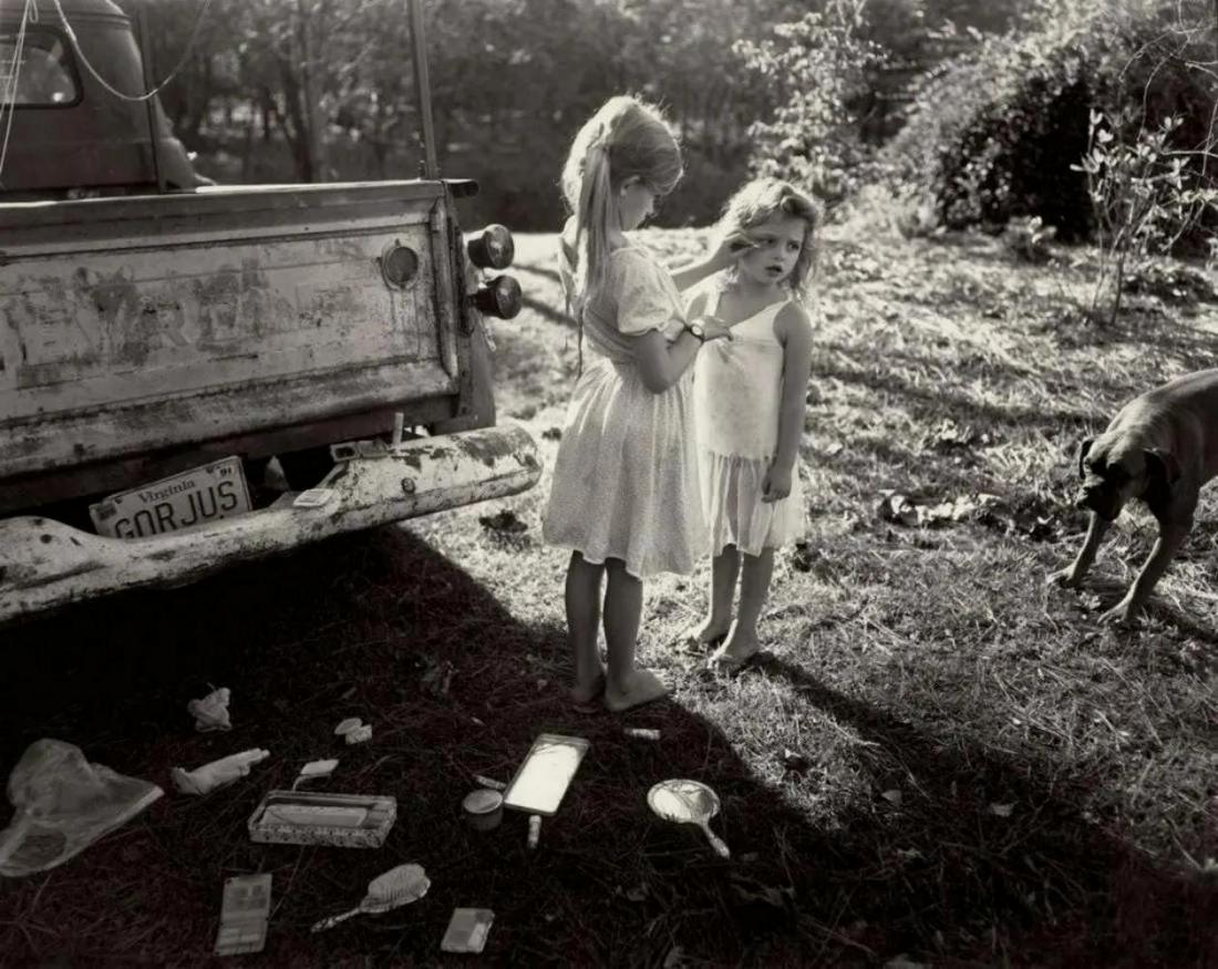 SALLY MANN - Gorjus , 1989: Photographer: Sally Mann is an American photographer, widely known for her large-format, black-and-white photographs at first of her young children, then later of landscapes suggesting decay and death
