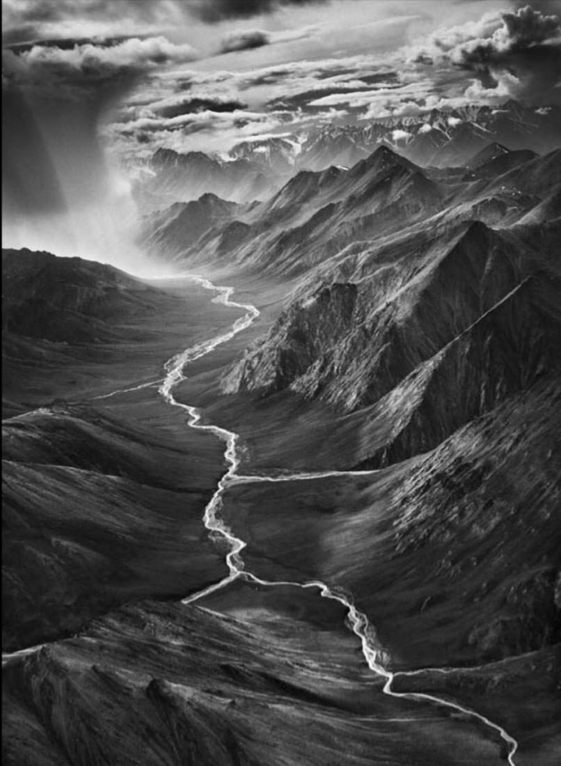 Sebastiao Salgado, Brooks Range, Alaska, 2009: Photographer: Sebastiao Ribeiro Salgado Junior is a Brazilian social documentary photographer and photojournalist. He has traveled in over 120 countries for his photographic projects. Most of these ha