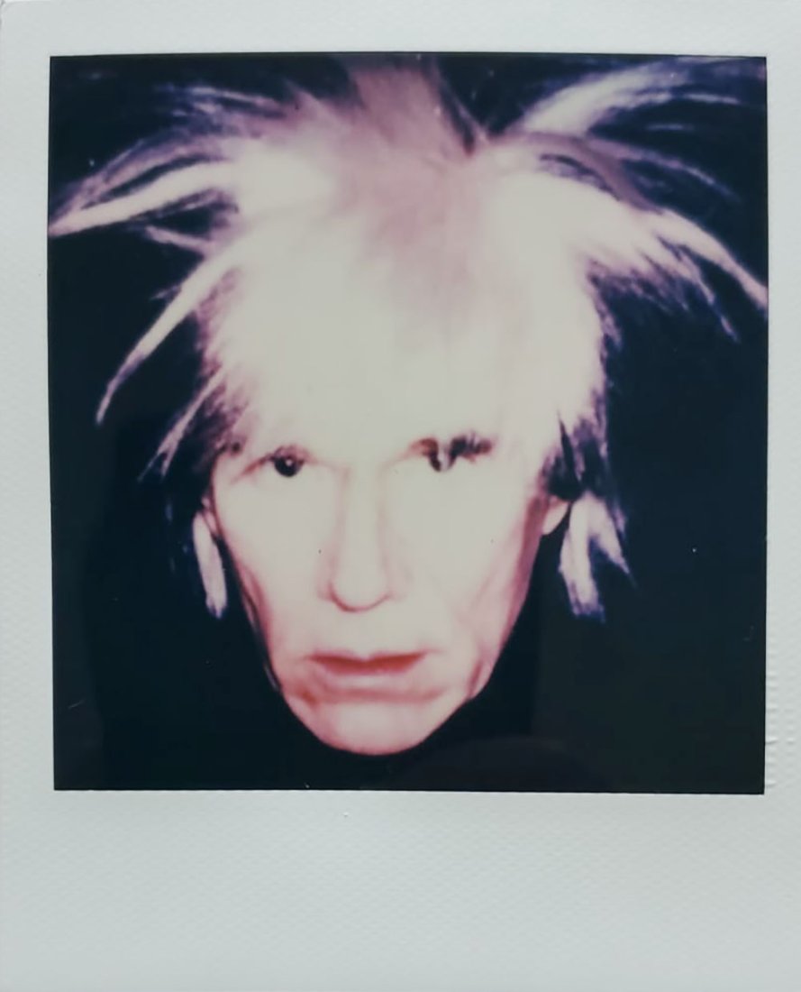 Attributed to Andy Warhol, Polaroid, Self-portrait (1 of 2)