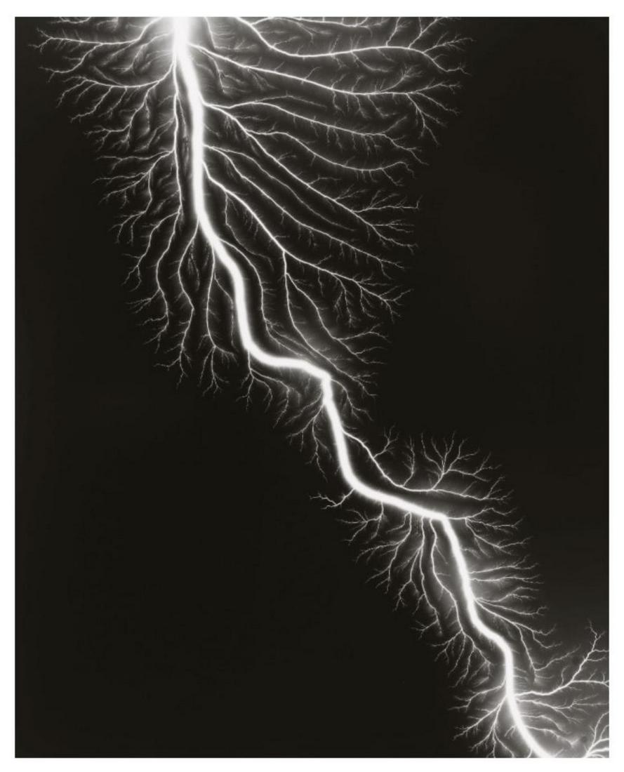 Hiroshi Sugimoto, Lightning Fields-218, 2009 Limited Edition of 360: Photographer: Hiroshi Sugimoto is a contemporary Japanese photographer whose esoteric practice explores memory and time. Using the intrinsic quality of long exposure photography, the artist provides i