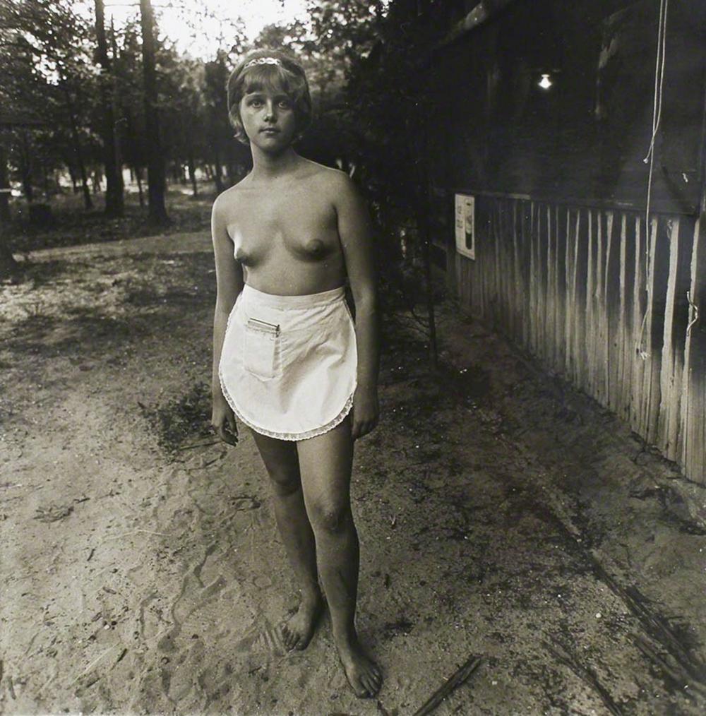 Diane Arbus, A young waitress at a nudist camp, NJ, 1963 (1 of 1)