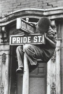 W. Eugene Smith, Pride Street, from Pittsburgh, 1955: Photographer: Vivian Dorothy Maier, (1918-1978) William Eugene Smith was an American photojournalist. He has been described as "perhaps the single most important American photographer in the developme