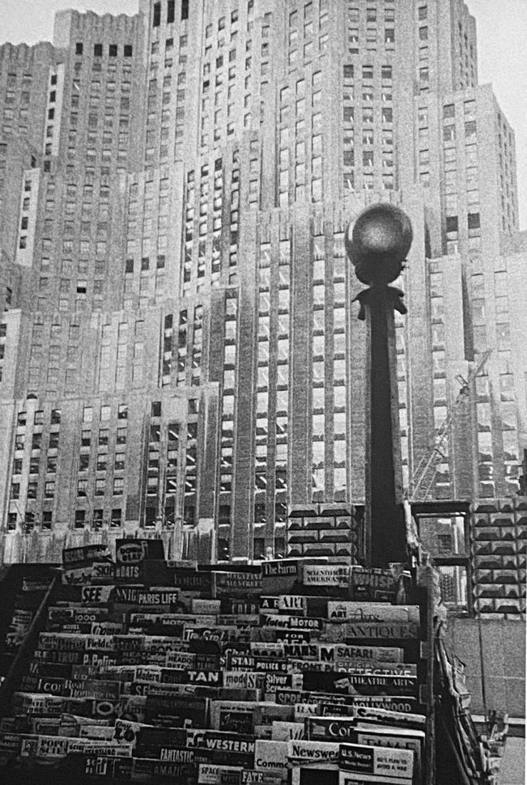 Robert Franks, Metropolitan Life Insurance Building- New York City, 1955: Photographer: Robert Frank (1924-2019) was a Swiss photographer and documentary filmmaker, who became an American binational. His most notable work, the 1958 book titled The Americans, earned Frank co