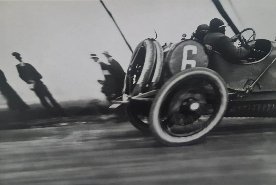 Jacques-Henri Lartigue, Grand Prix, Delage, 1912: Photographer: Jacques-Henri Lartigue , born on June 13, 1894, in Courbevoie and died on September 12, 1986, in Nice, is a French painter, writer, and photographer. In 1963, Jacques Henri Lartigue exhi
