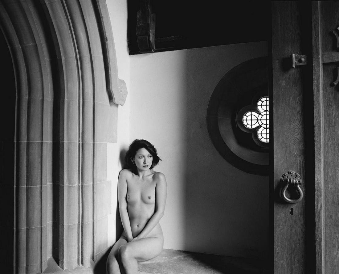 John Swannell, Vivienne in church 1985 (1 of 1)