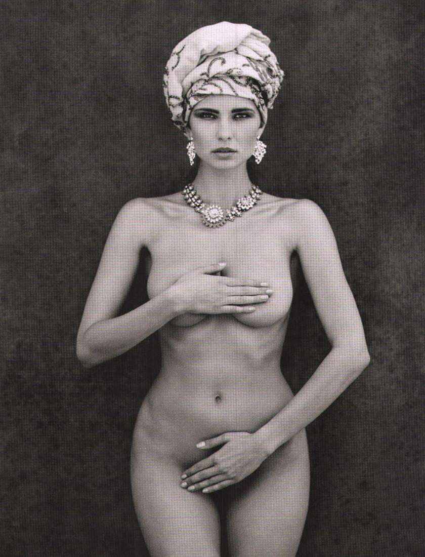 Marc Lagrange, Aphrodite, 2000's: Photographer: Marc Lagrange was a Belgian photographer known for his nude portraits of the female figure. Lagrange created dream-like and fantastical narrative pictures populated by beautiful nudes th
