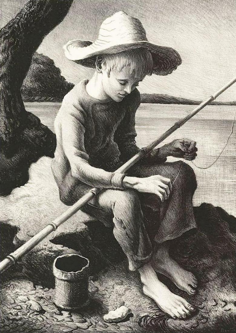Thomas Hart Benton, Aaron, The Little Fisherman, 1967 (1 of 1)