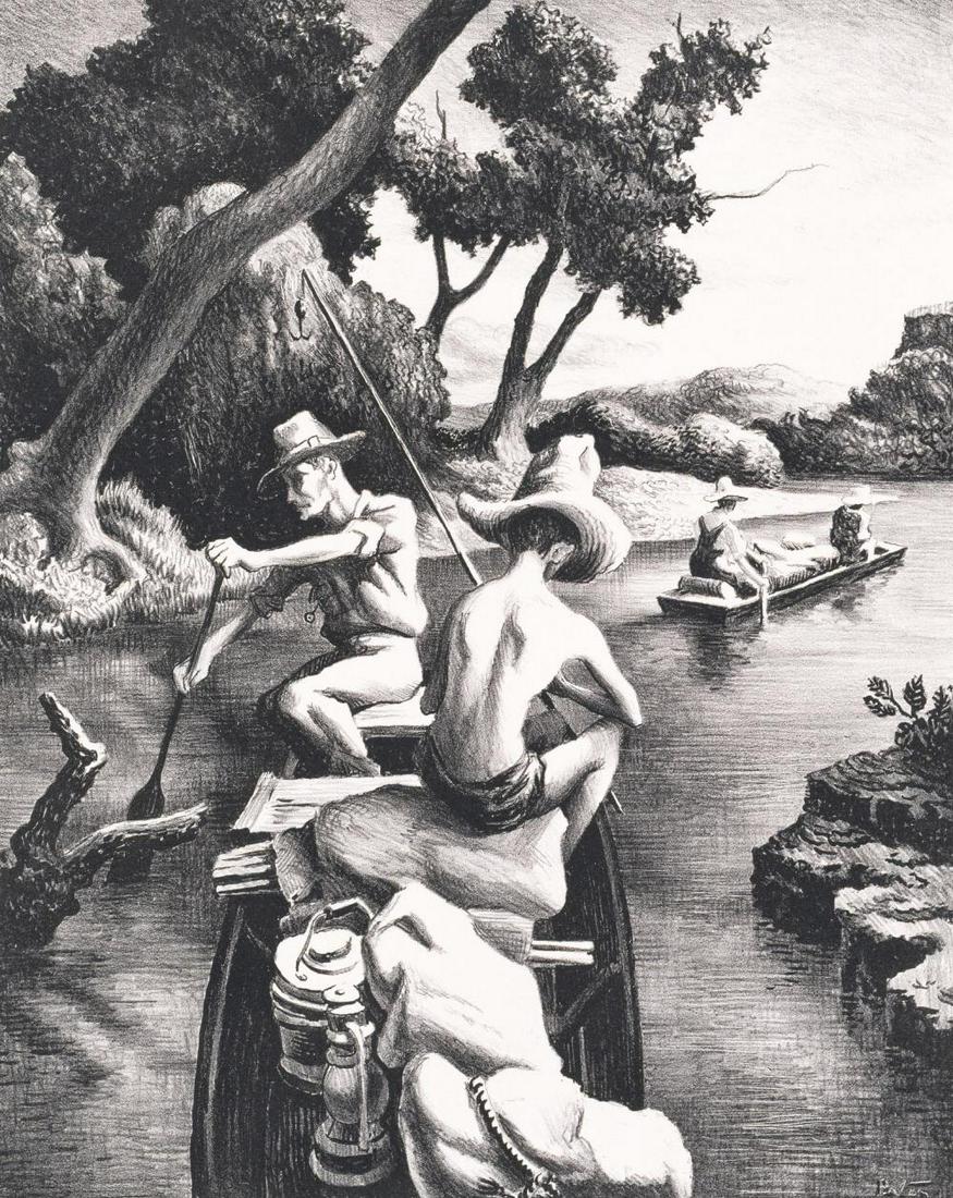 Thomas Hart Benton, Down the River, 1939 (1 of 1)