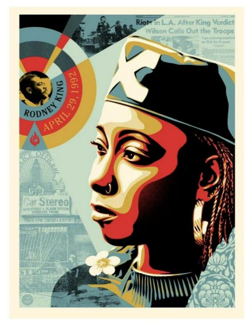 Shepard Fairey, Eyes On The King Verdict (1 of 1)