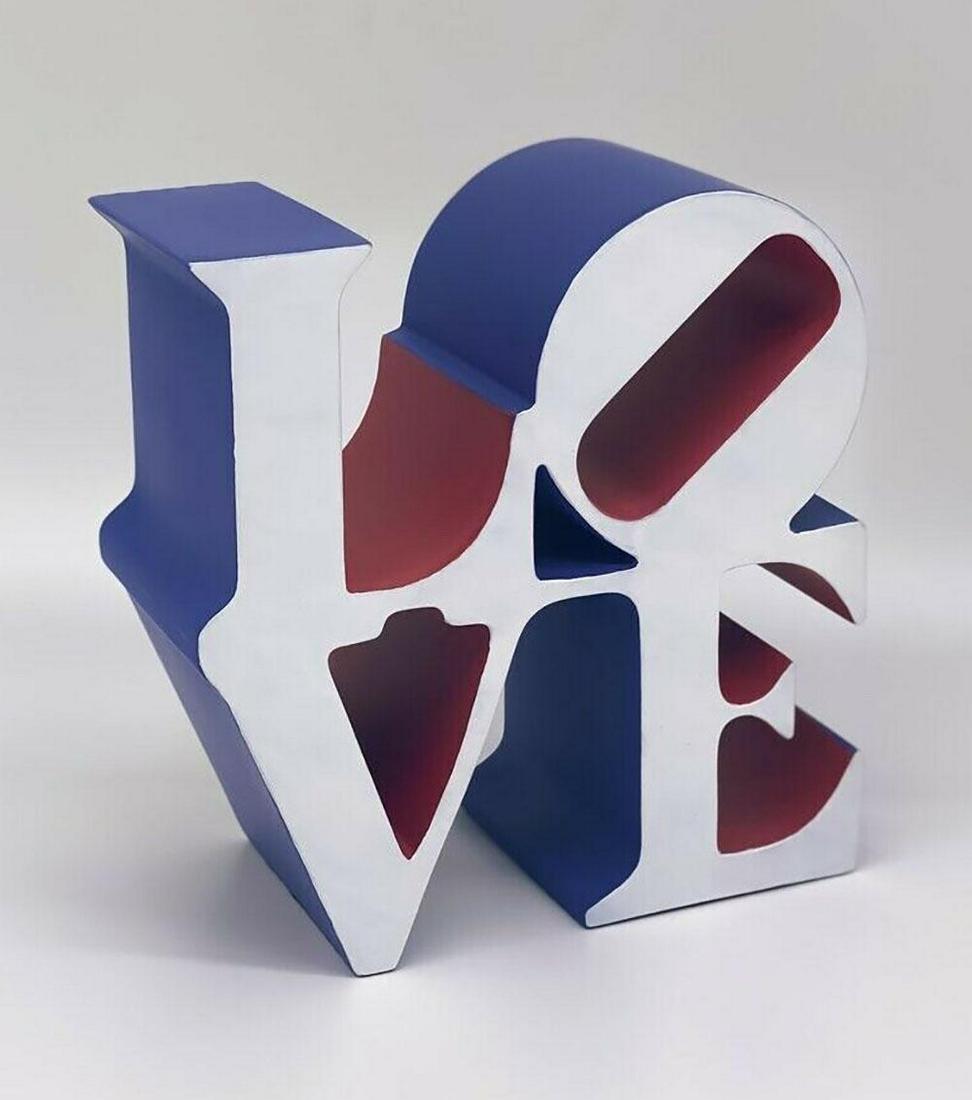 Robert Indiana, Love (Blue, Red, White), limited edition of 500 (1 of 5)