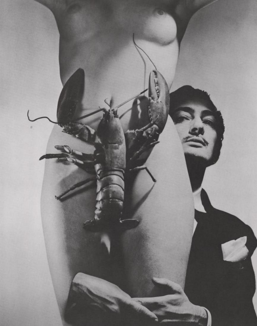 George Platt Lynes, SALVADOR DALI Lobster, 1939: Photographer: George Platt Lynes (American 1907 - 1955) - Internationally renowned photographic artist - best known for portraiture, fashion, dance & nude studies. Title: SALVADOR DALI Lobster Date Of