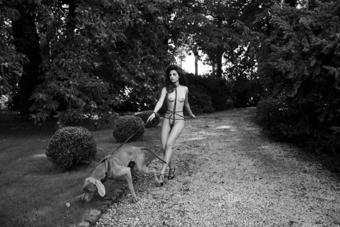 Marc Lagrange - A Walk with Arthur, 2010: Photographer: Marc Lagrange was a Belgian photographer known for his nude portraits of the female figure. Lagrange created dream-like and fantastical narrative pictures populated by beautiful nudes th