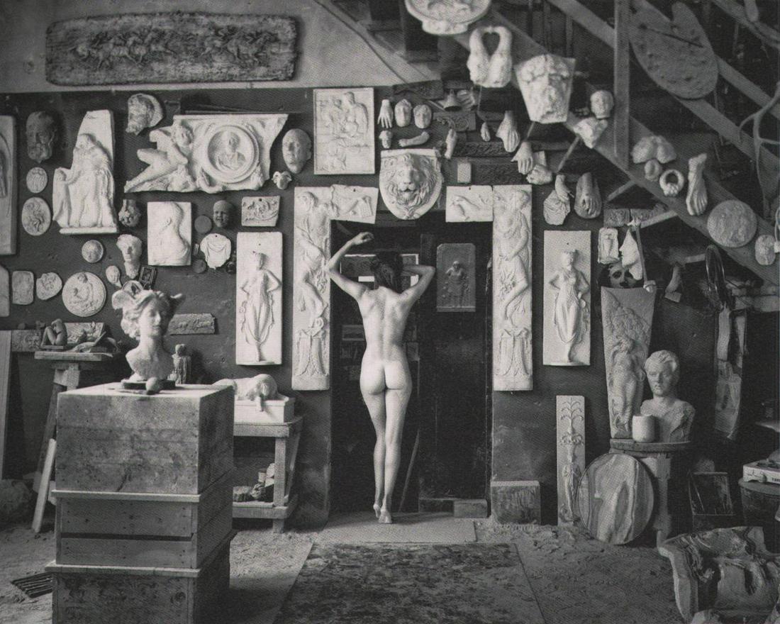 Marc Lagrange, Atelier Pietrasanta II, 2013: Photographer: Marc Lagrange was a Belgian photographer known for his nude portraits of the female figure. Lagrange created dream-like and fantastical narrative pictures populated by beautiful nudes th