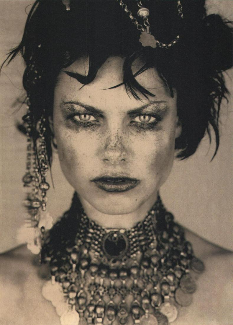 Marc Lagrange, Bonne The Face, 2000: Photographer: Marc Lagrange was a Belgian photographer known for his nude portraits of the female figure. Lagrange created dream-like and fantastical narrative pictures populated by beautiful nudes th