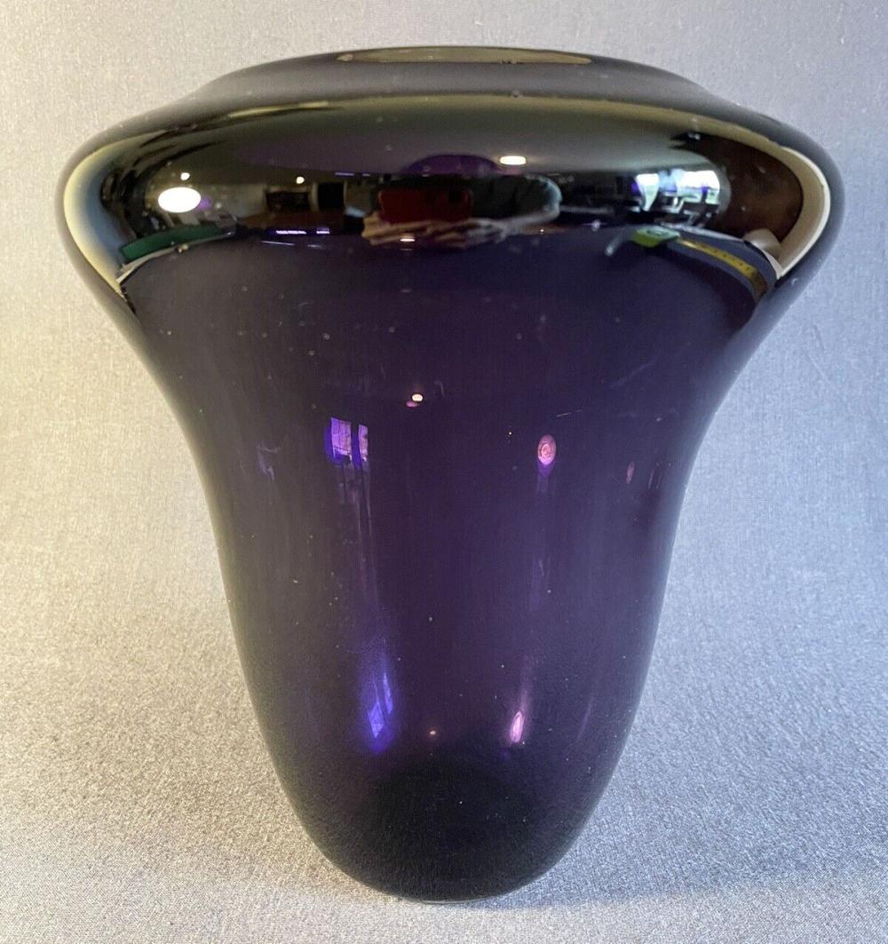 Toland Peter Sand, Amethyst Art Glass Blown vase, original 1/1 (1 of 3)