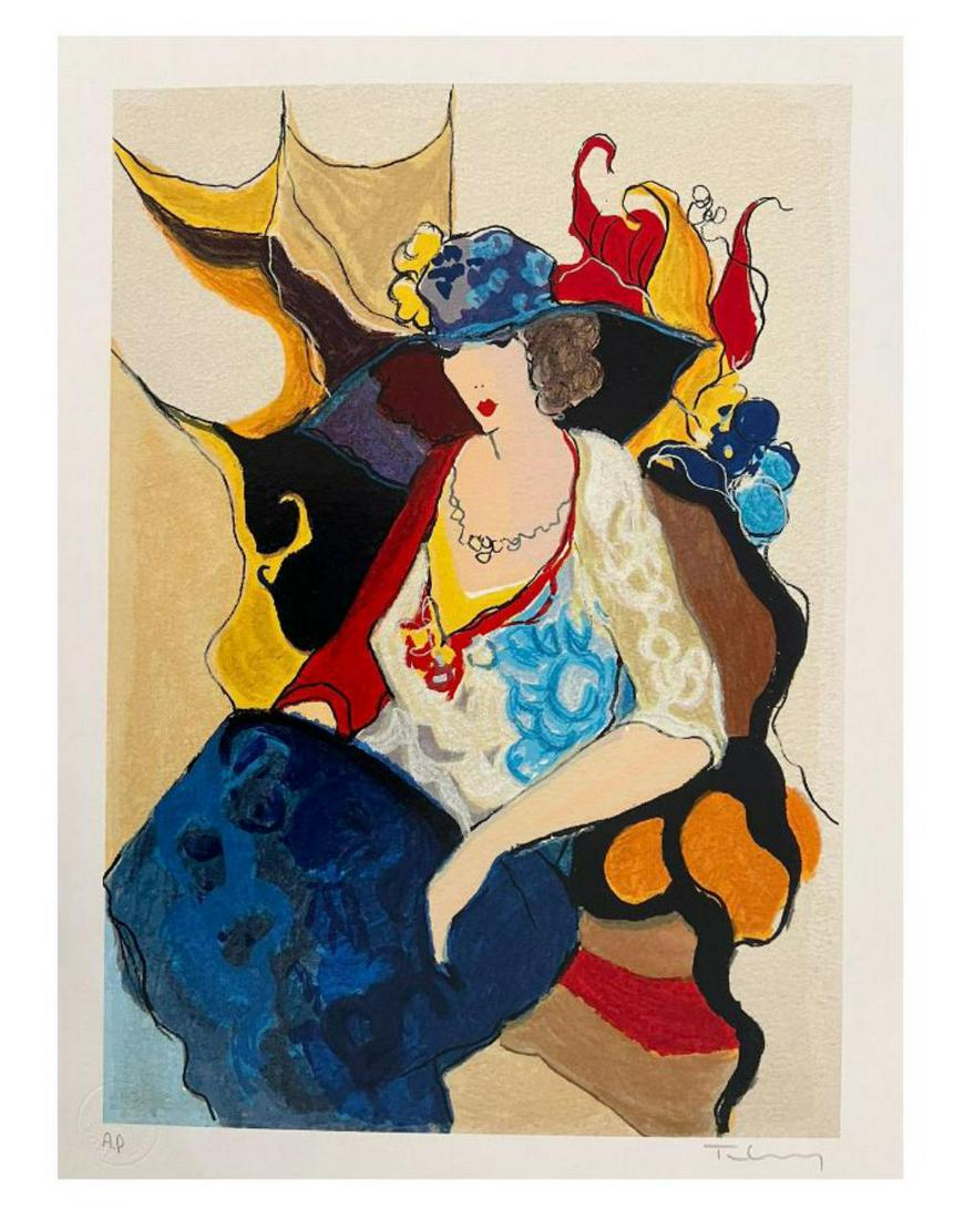 Itzchak Tarkay, Five Graces, 2, Serigraph, Signed A.P (1 of 1)