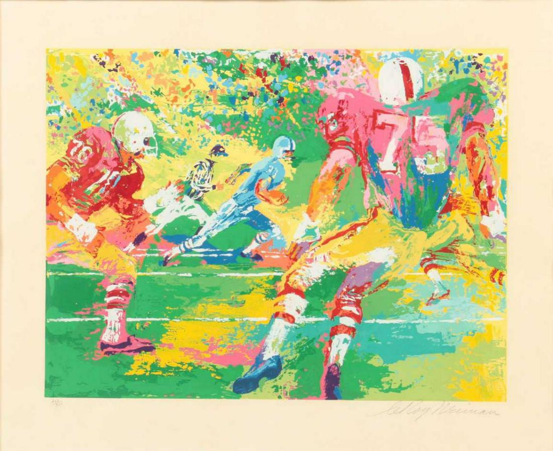LeRoy Neiman "Scramble - 1973", Serigraph Signed & numbered (1 of 3)