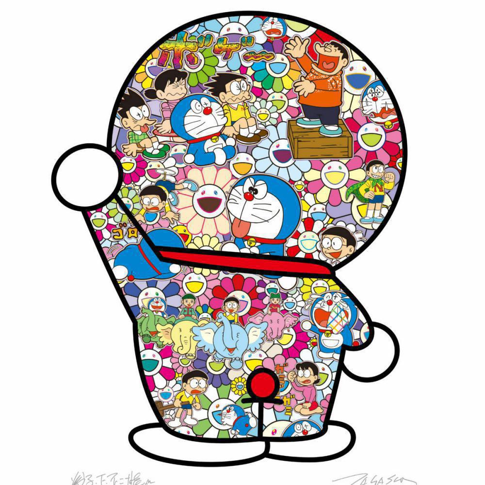 Takashi Murakami, Doraemon's Daily Life, 2018 Signed & numbered (1 of 1)