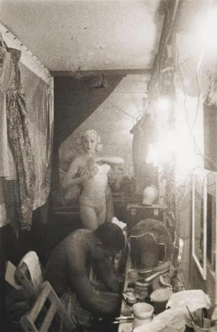 Diane Arbus, Female imperonator's dressing room, NYC, 1958 (1 of 1)