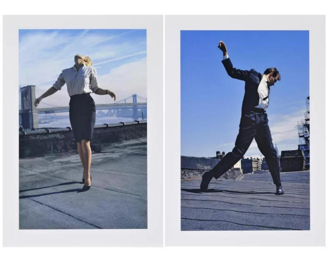 ROBERT LONGO, Cindy and Eric, 2014: ROBERT LONGO - Cindy and Eric, 2014 Chromogenic prints, on semi-gloss, wove paper, with full margins Signed, dated, and numbered 56/75 in pencil on the reverse Published by The Kitchen, New York Print